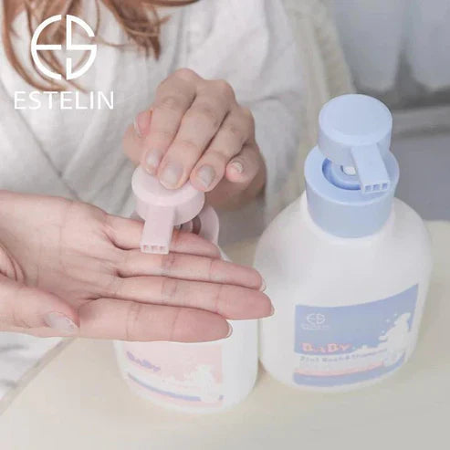 Gentle 2-in-1 baby wash and shampoo by My Store with soft, tear-free formula for delicate baby skin and hair.