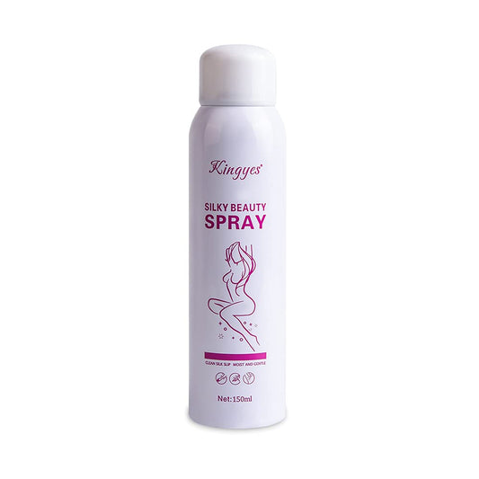 Lumeir 150ml Silky Beauty Spray foam for quick, painless hair removal on legs, arms, underarms, chest, and back.