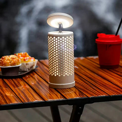 Retractable telescopic camping lantern by My Store with adjustable beam, USB rechargeable, portable handheld outdoor table light