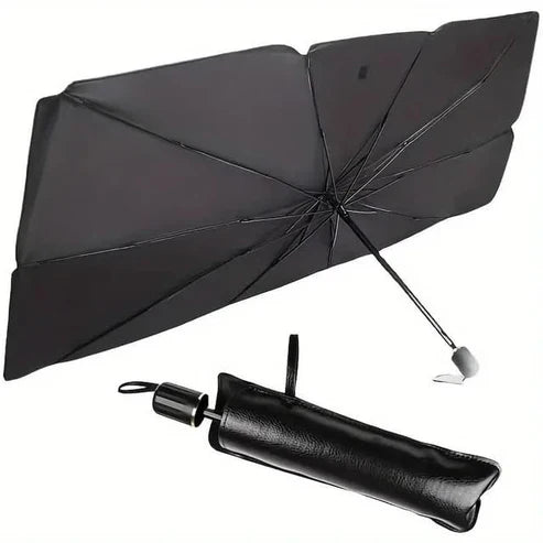 Portable Denx Car Umbrella by My Store, compact and foldable, providing shade and protection for vehicles during outdoor use.