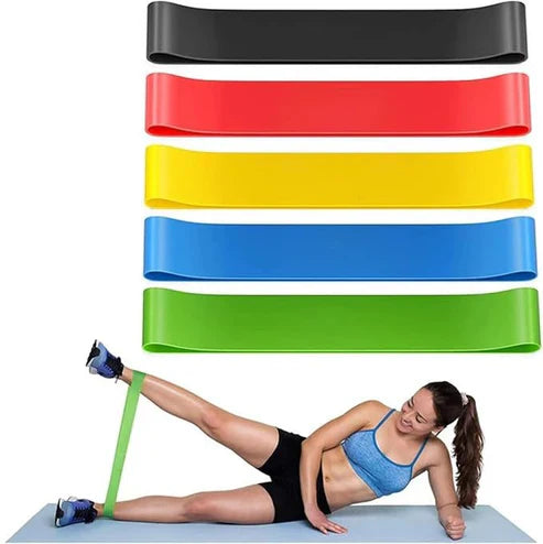 Black exercise resistance belt from My Store with adjustable straps, designed for strength training and physical therapy workouts.