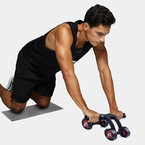 Two-wheel hand pusher from LORDEX FITNESS with sturdy handles and durable wheels for outdoor exercise and fitness training.