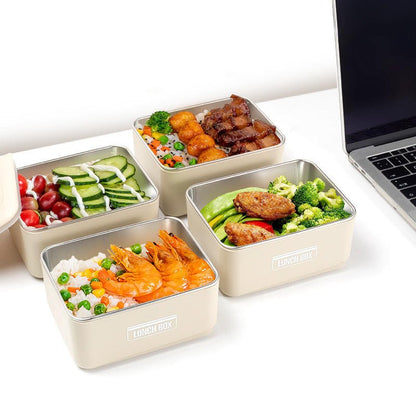 My Store lunch box set with insulated carry bag, featuring multiple containers for easy meal organization and portability.