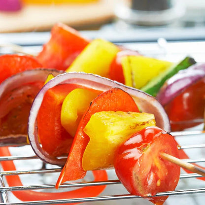 Nobel Electric Grill by My Store shown with stainless steel grilling surface and adjustable temperature control.