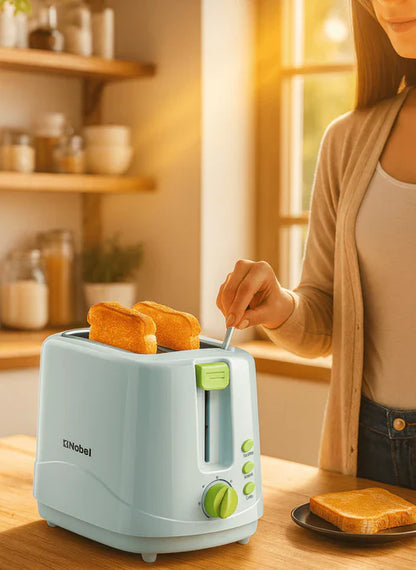 Nobel toaster from My Store for quick breakfast toasting, featuring a sleek design and adjustable browning control.