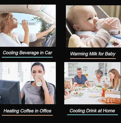 Smart Car Cup Warmer from My Store, compact device with a sleek design, used to keep beverages warm in your vehicle.