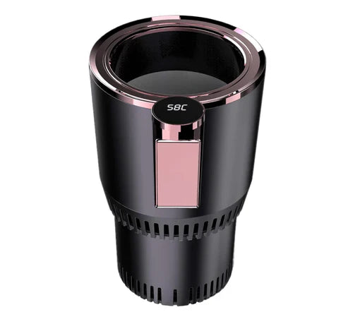 Smart Car Cup Warmer by My Store, compact device with a sleek design for keeping drinks warm in your vehicle.