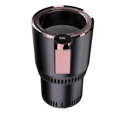 Smart Car Cup Warmer by My Store, compact device with a sleek design for keeping drinks warm in your vehicle.