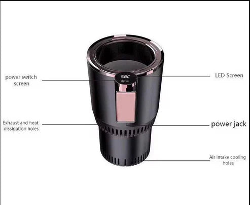 Smart Car Cup Warmer from My Store, compact device designed to keep beverages warm in your car, with a sleek, modern finish.