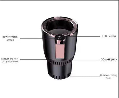 Smart Car Cup Warmer from My Store, compact device designed to keep beverages warm in your car, with a sleek, modern finish.